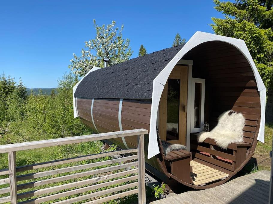 Forest Cabin With Stunning Mountain View & Sauna Торсби Екстериор снимка