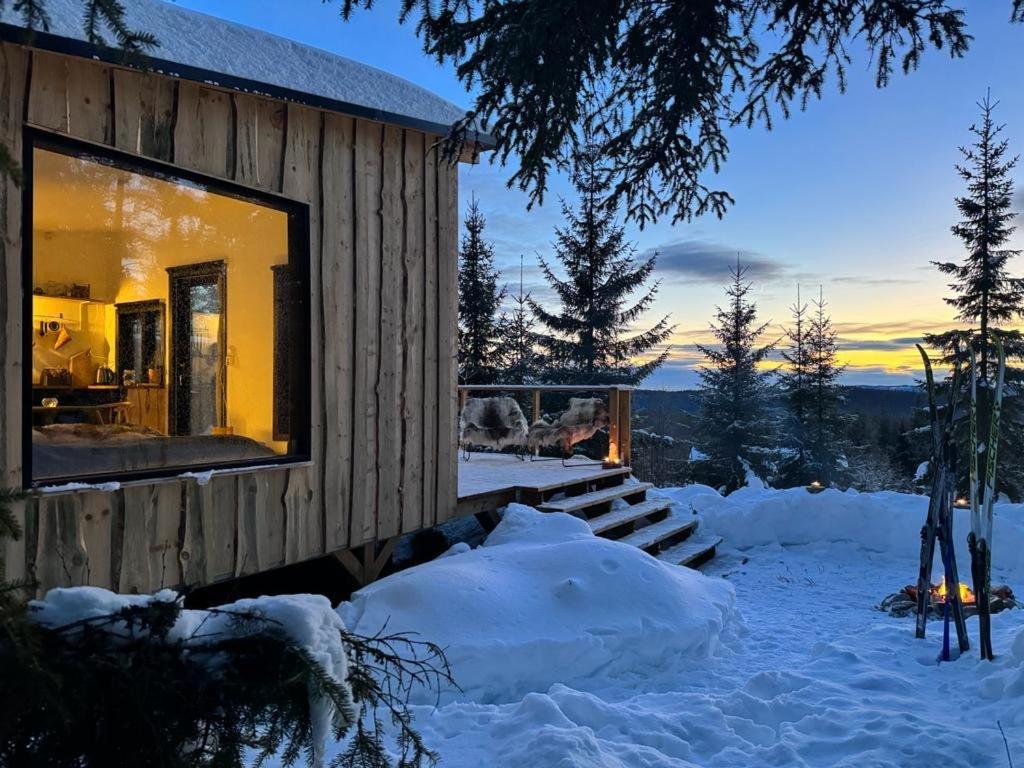 Forest Cabin With Stunning Mountain View & Sauna Торсби Екстериор снимка