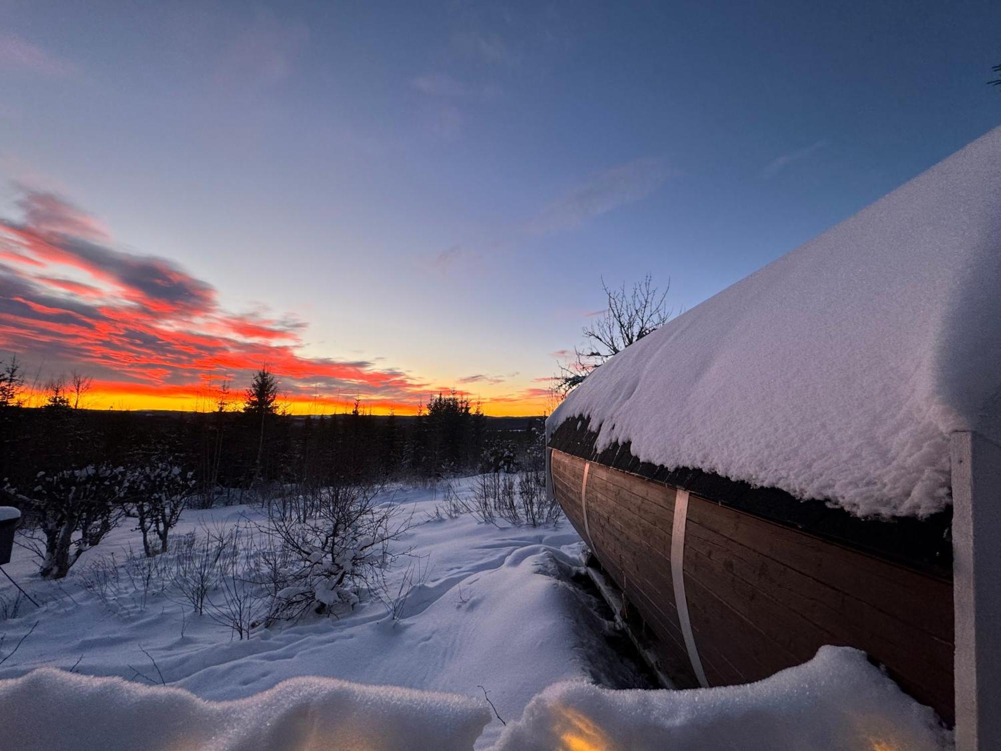 Forest Cabin With Stunning Mountain View & Sauna Торсби Екстериор снимка